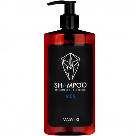 Masveri Anti Dandurff & Skin Care Shampoo - shampoo antiforfora per uomo, 250ml