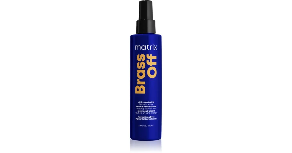 Matrix Brass Off spray per capelli neutralizzante per toni gialli 200 ml