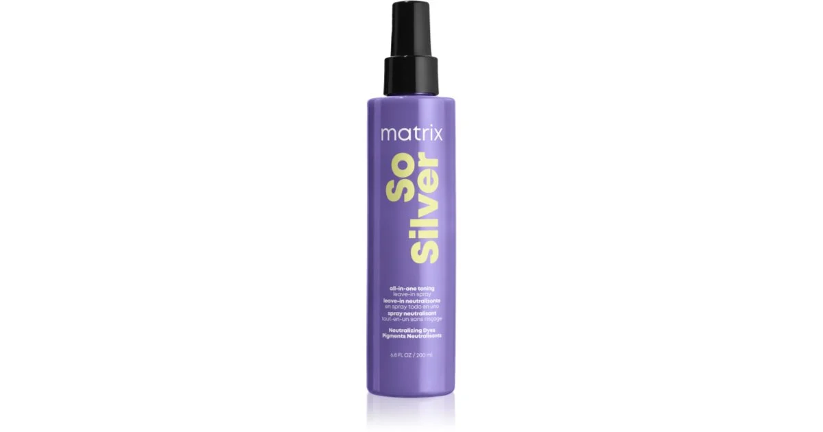 Matrix So Silver spray per capelli neutralizzante per toni gialli 200 ml