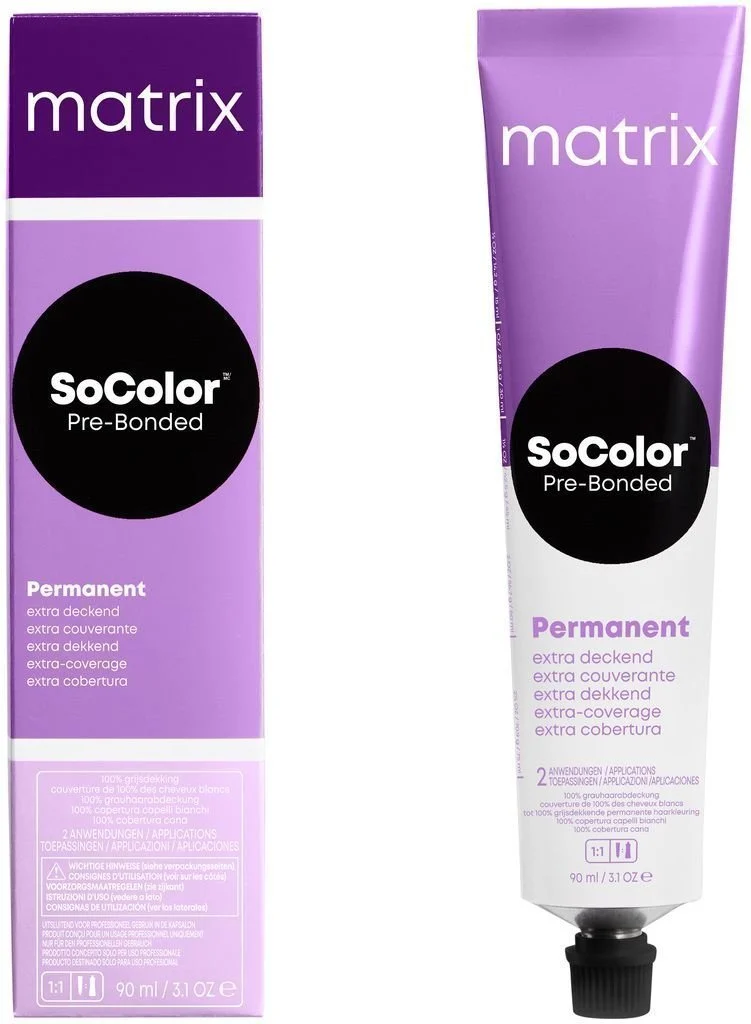 Matrix SoColor Pre-Bonded Extra Coverage tinta permanente per capelli colore 505N Hellbraun Natur 90 ml