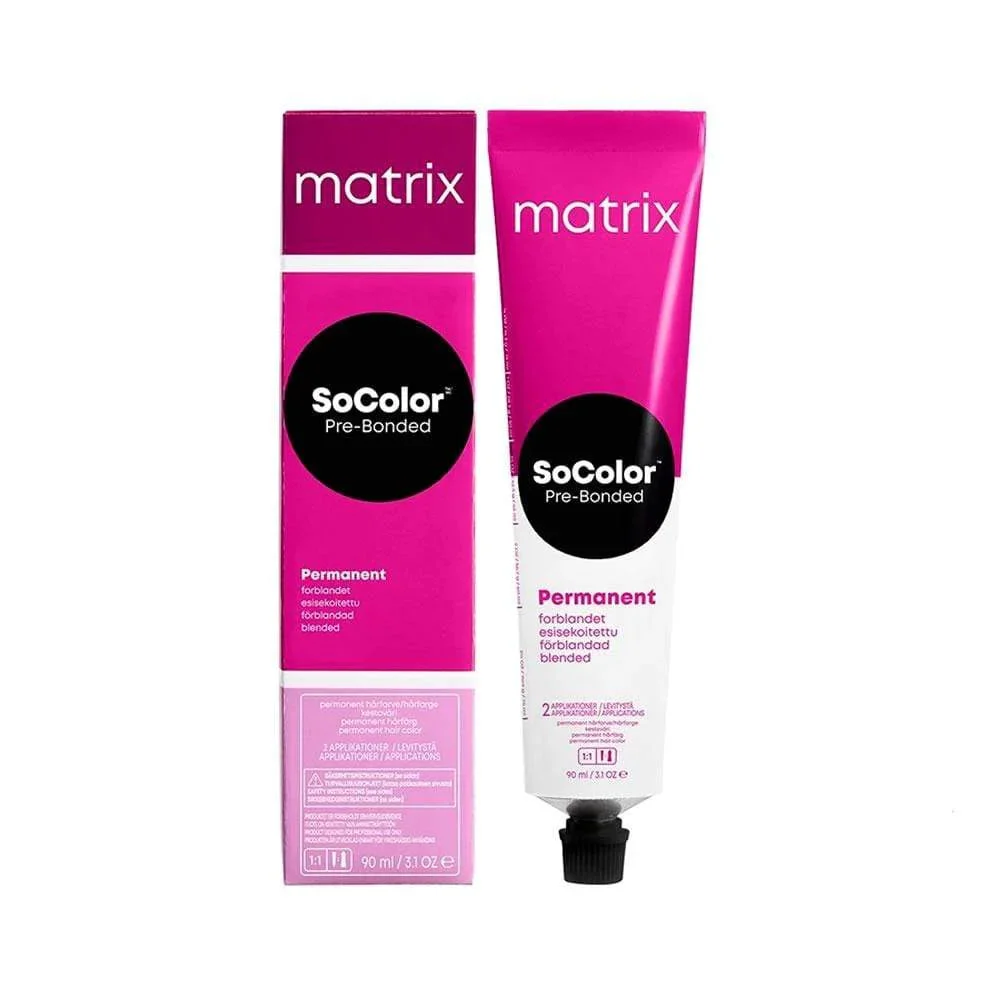 Matrix SoColor Pre-Bonded Blended tinta permanente per capelli colore 8Na Hellblond Neutral Asch 90 ml