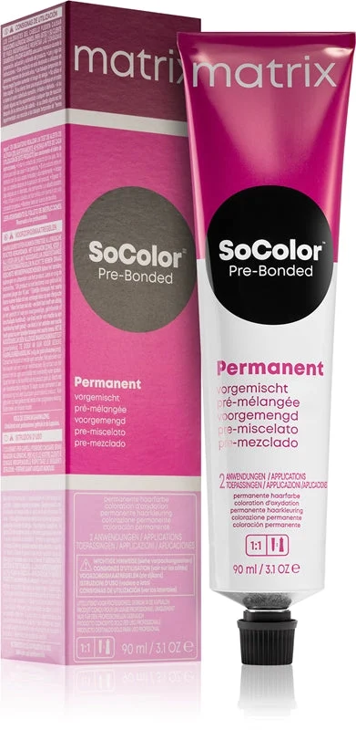 Matrix SoColor Pre-Bonded Blended tinta permanente per capelli colore 8M Hellblond Mocca 90 ml
