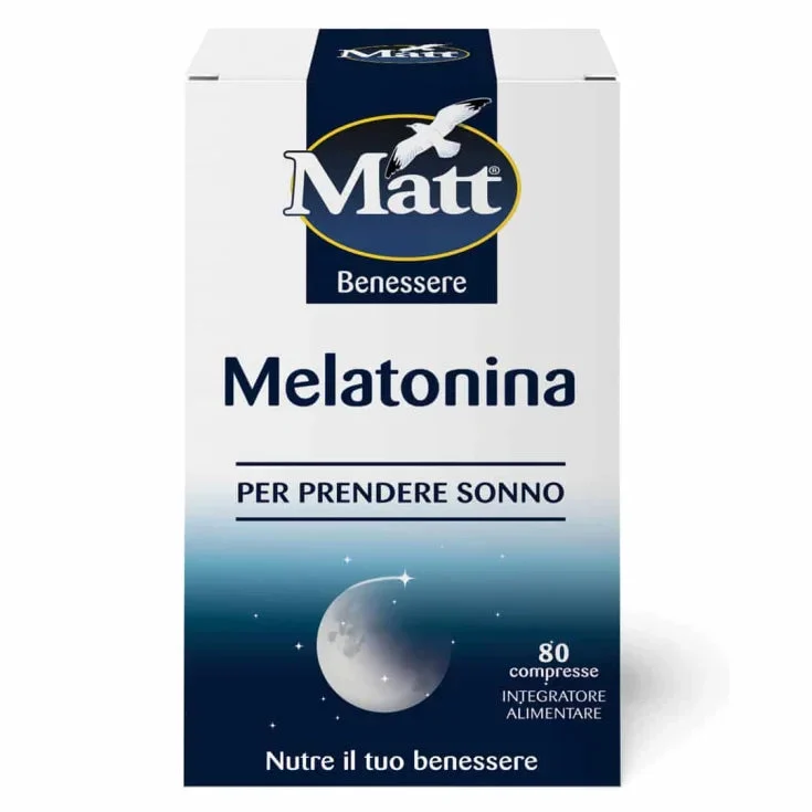 A&d spa gruppo alimentare diet Matt® Benessere Melatonina A&D 80 Compresse