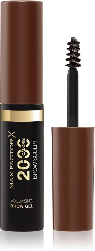 Max factor 2000 Calorie Brow Sculpt gel volumizzante sopracciglia 4,5 ml 004 Nero Marrone