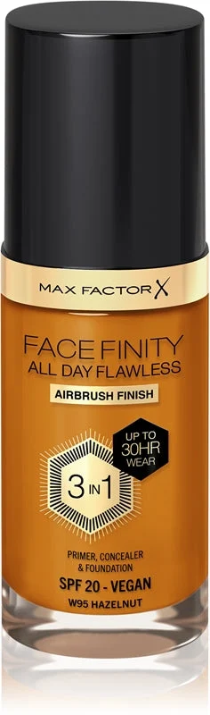 Max Factor Facefinity All Day Flawless 3 In 1 Fondotinta W95-Nocciola 30ml
