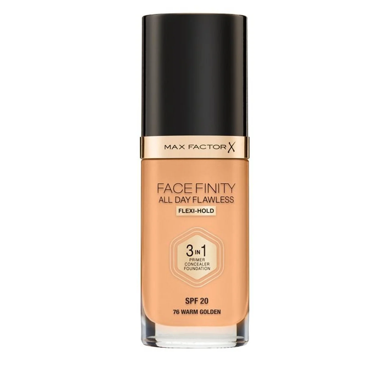 Max Factor Facefinity All Day Flawless Flexi-Hold 3in1 Primer Correttore Fondotinta SPF20 76 30 ml