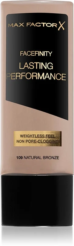 Max Factor Facefinity Lasting Performance fondotinta liquido per un effetto lunga durata colore 109 Natural Bronze 35 ml