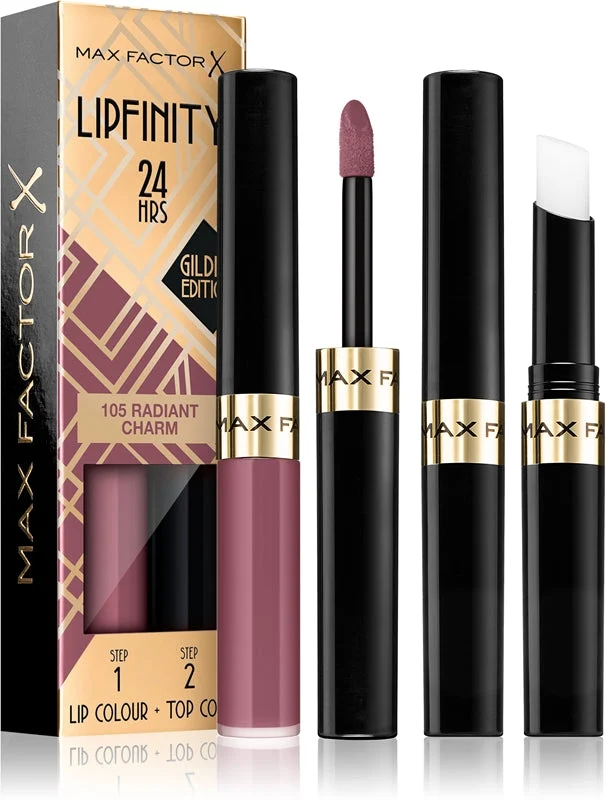 Max Factor Lipfinity 24 ORE Tinta labbra Golden Edition 4,2 g 105 Ciondolo luminoso