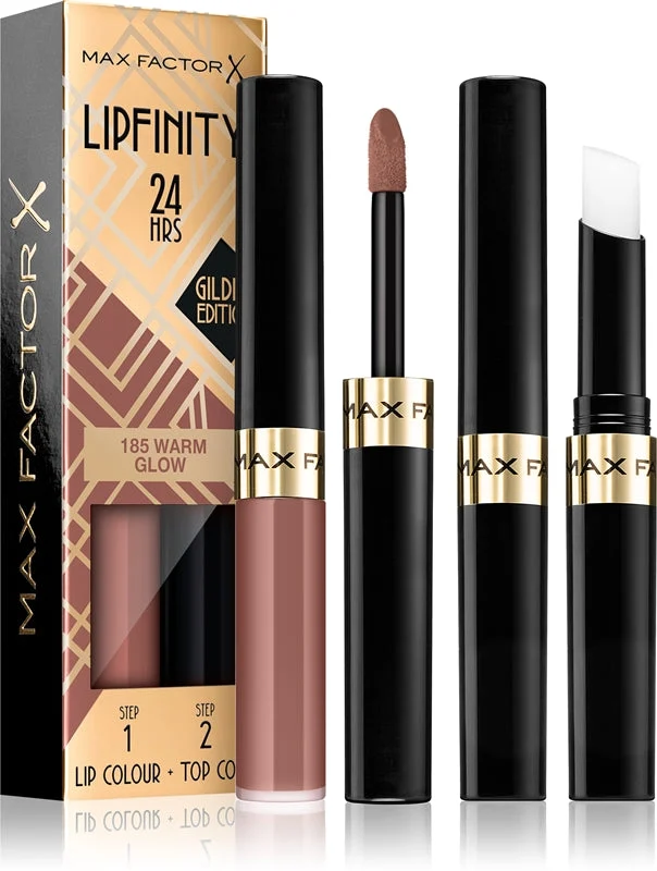 Max Factor Lipfinity 24 ORE Tinta labbra Golden Edition 4,2 g 185 Warm Glow