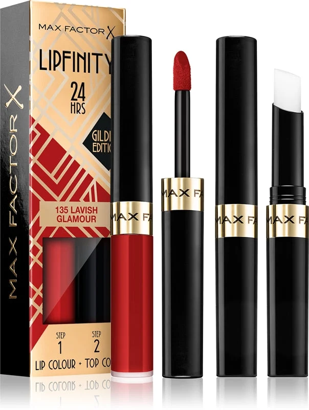 Max Factor Lipfinity 24 ORE Tinta labbra Golden Edition 4,2 g 135 Levish Glamour