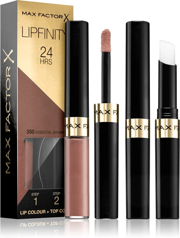Max factor Lipfinity 24H rossetto lunga durata 4,2 g 350 Essential Brown
