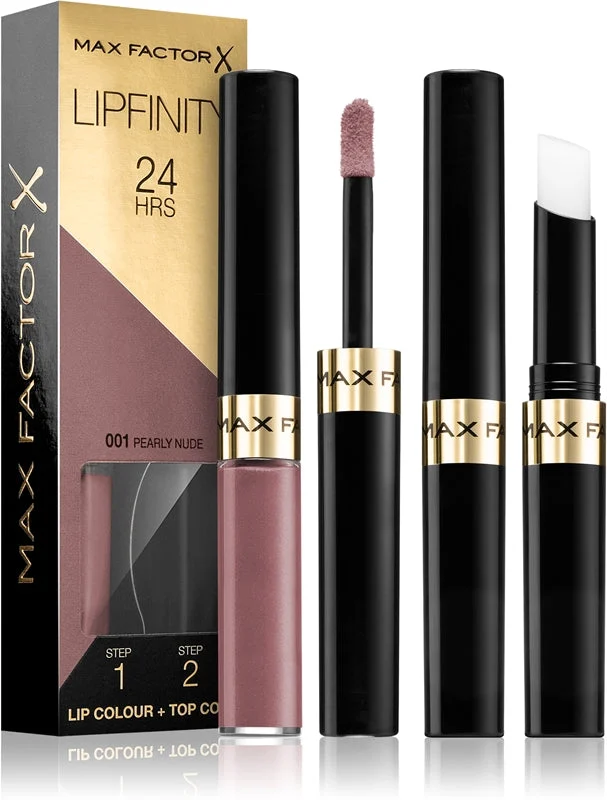 Rossetto a lunga tenuta 2,3 + 1,9 g - Tonalità: 001 Pearly Nude