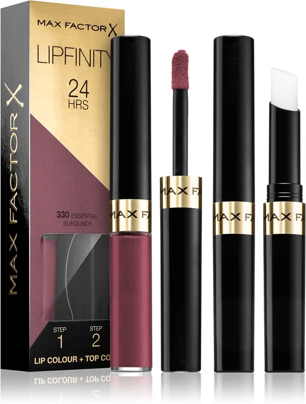 Max Factor Lipfinity 24H rossetto lunga durata 4,2 g 330 Essential Burgundy