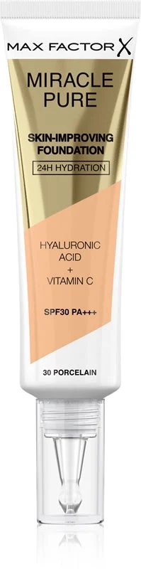 Max factor Miracle Pure Skin-Improving Fondotinta SPF30 30 ml 30 Porcellana