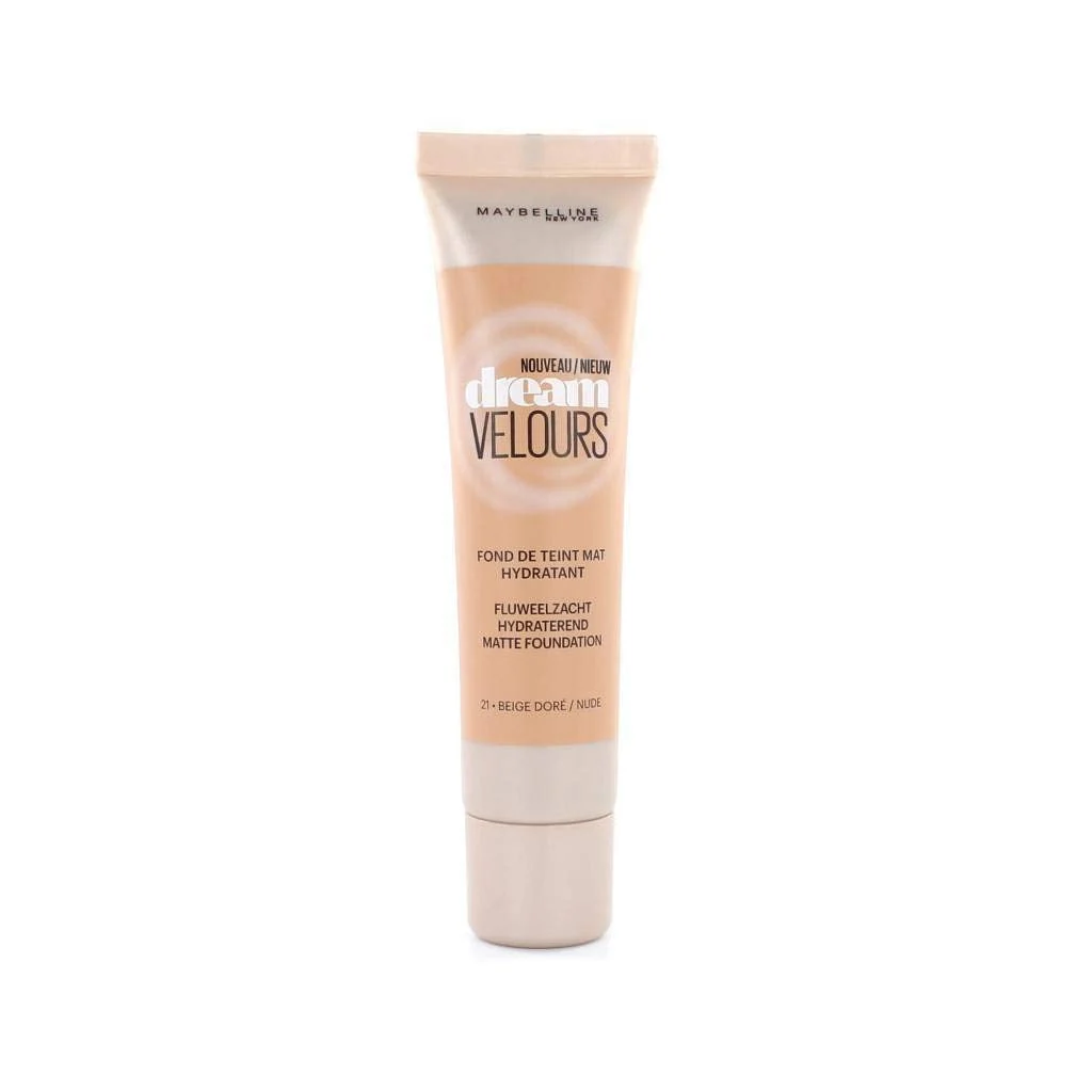 Maybelline Dream Velvet Soft Matte Fondotinta 21 Beige Dore 30 ml