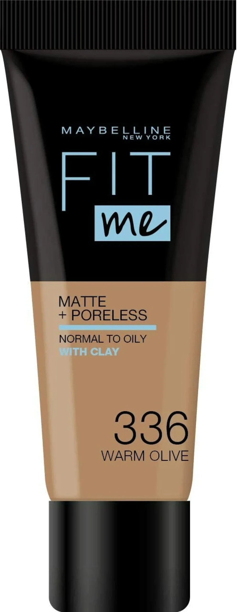Maybelline Fit Me Matte + fondotinta liquido senza pori 336 oliva calda 30 ml