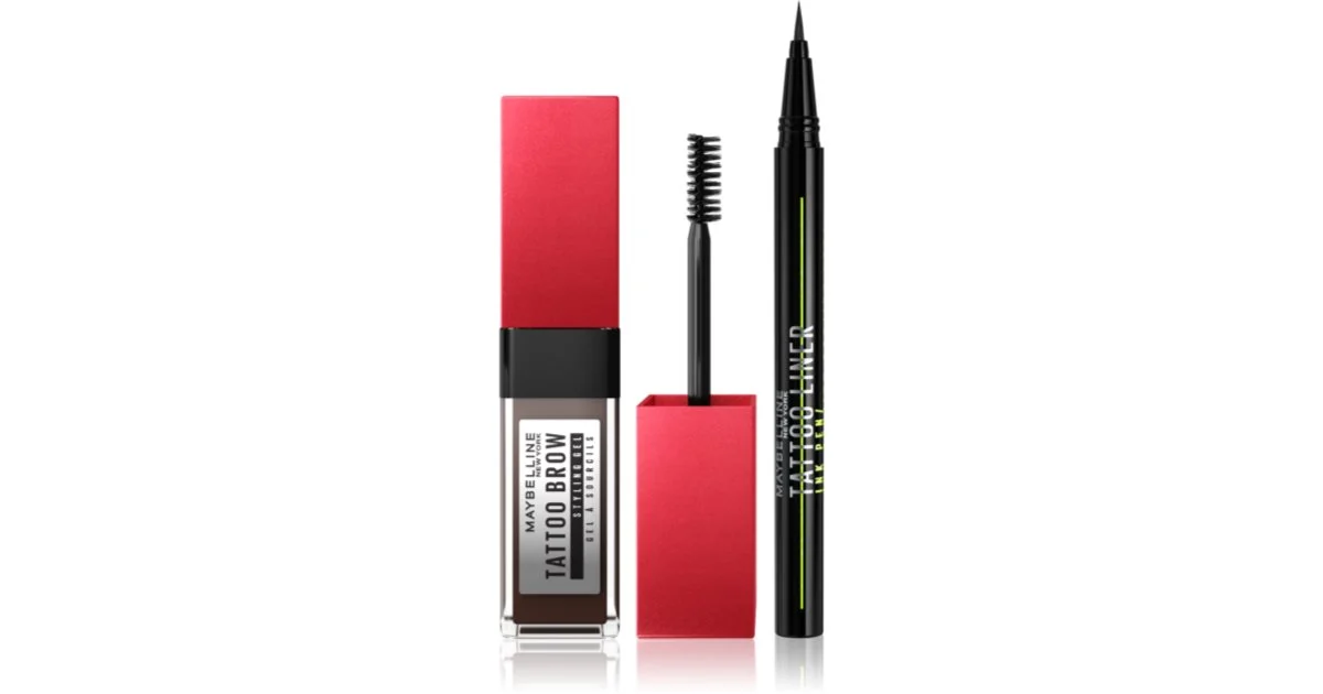 MAYBELLINE NEW YORK Make-Up Set confezione conveniente per occhi e sopracciglia 2 pezzi