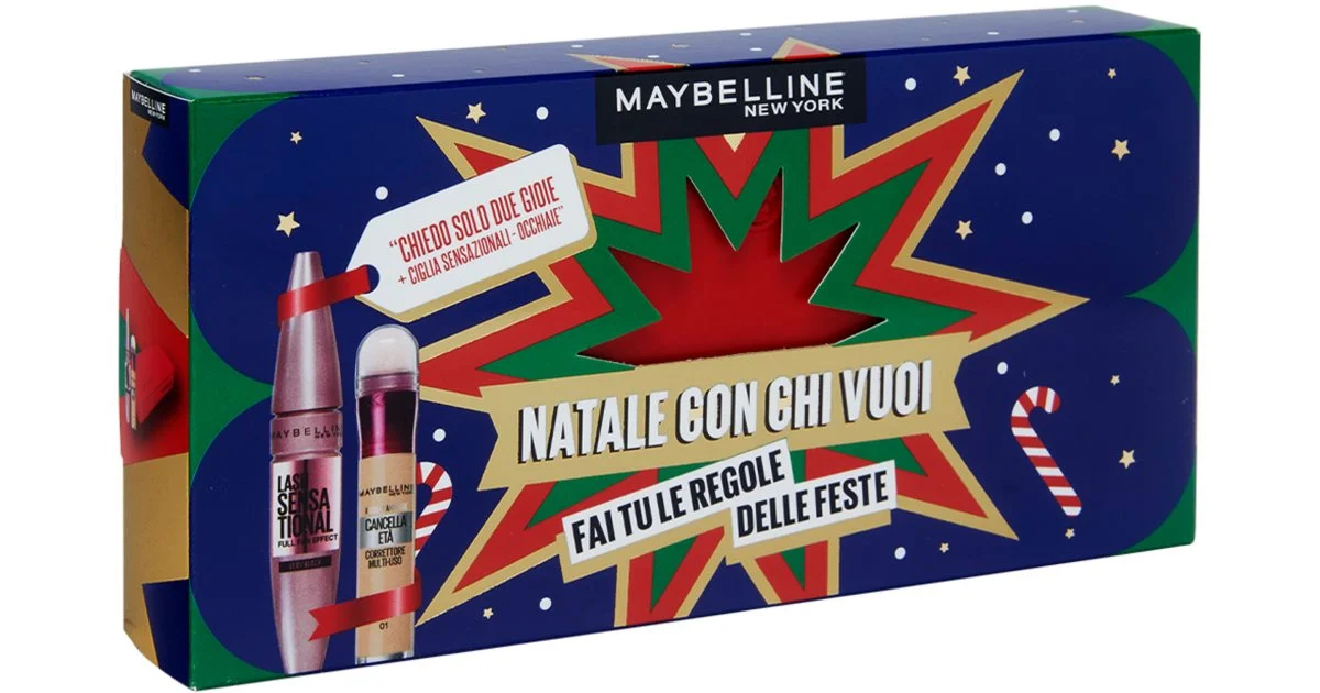 MAYBELLINE NEW YORK Natale Con Chi Vuoi confezione regalo per il viso 2 pezzi
