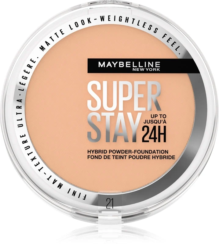 Trucco in polvere SuperStay 24H (Hybrid Powder-Foundation) 9 g - Tonalità: 21