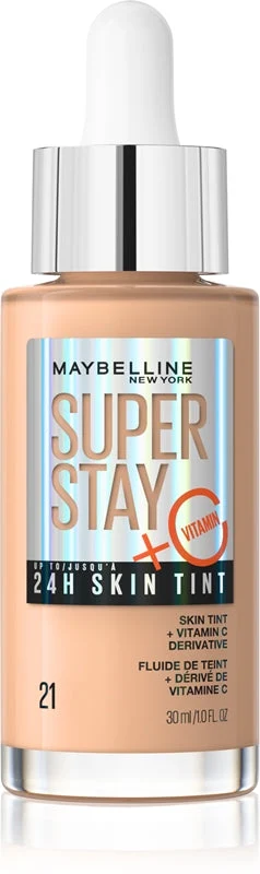 Maybelline Superstay 24H Skin Tint + Fondotinta Vitamina C 30 ml 21