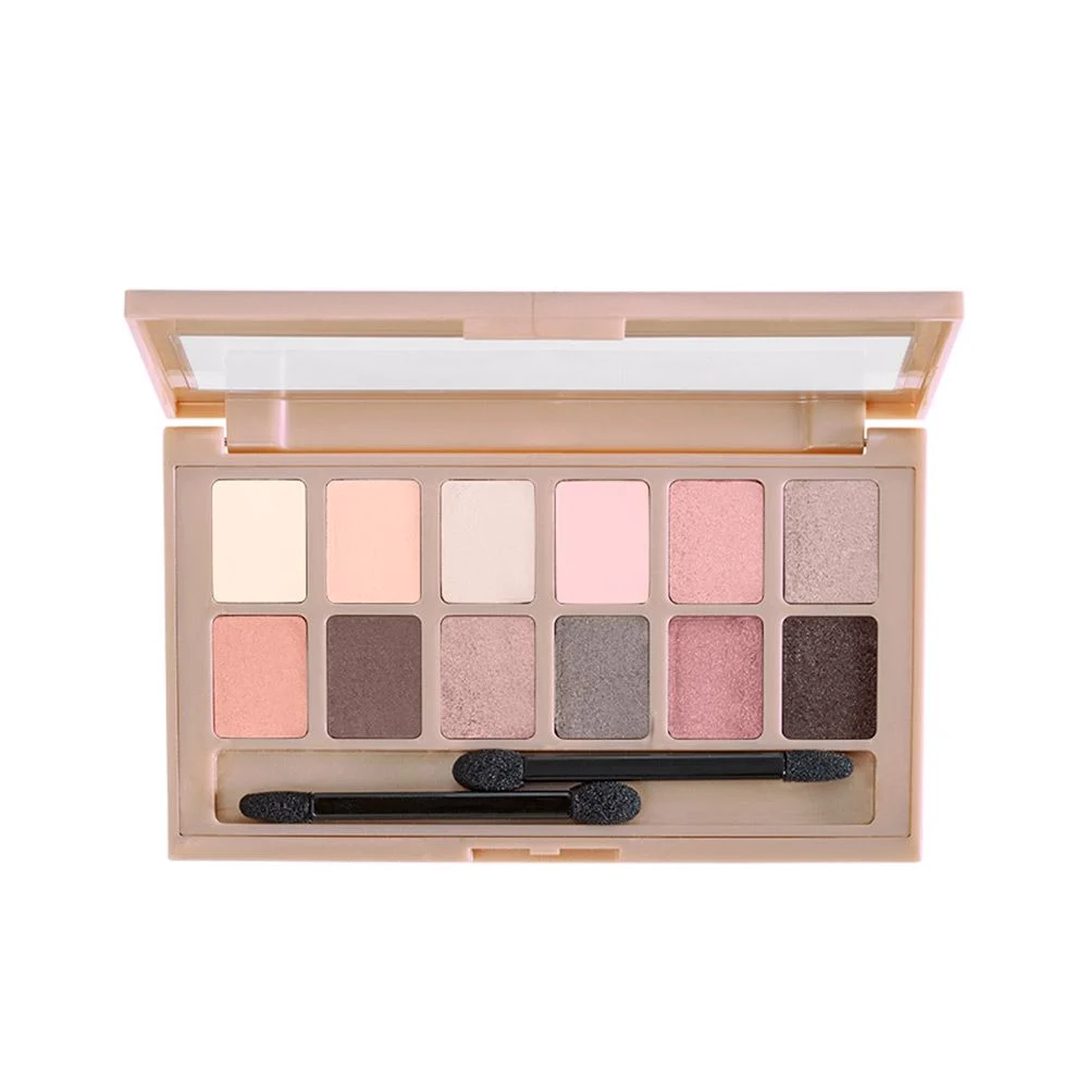 Maybelline, The Blushed Nudes, Palette ombretti, 12 Sfumature, 9,6 g