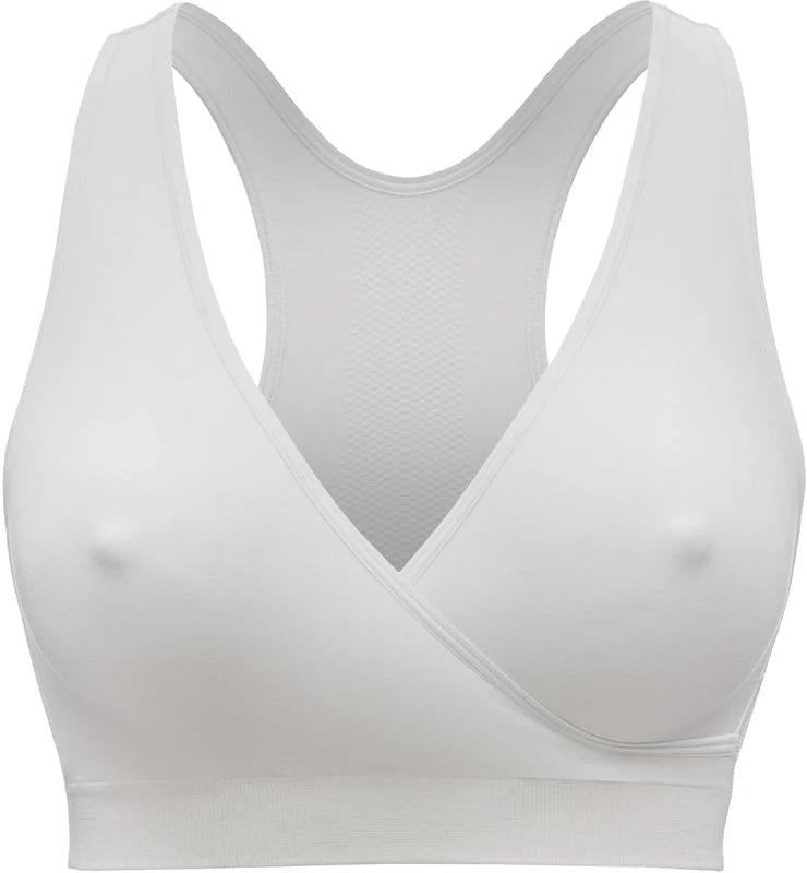Medela Keep Cool Reggiseno Notturno Gravidanza e Allattamento Traspirante - Bianco - Taglia M