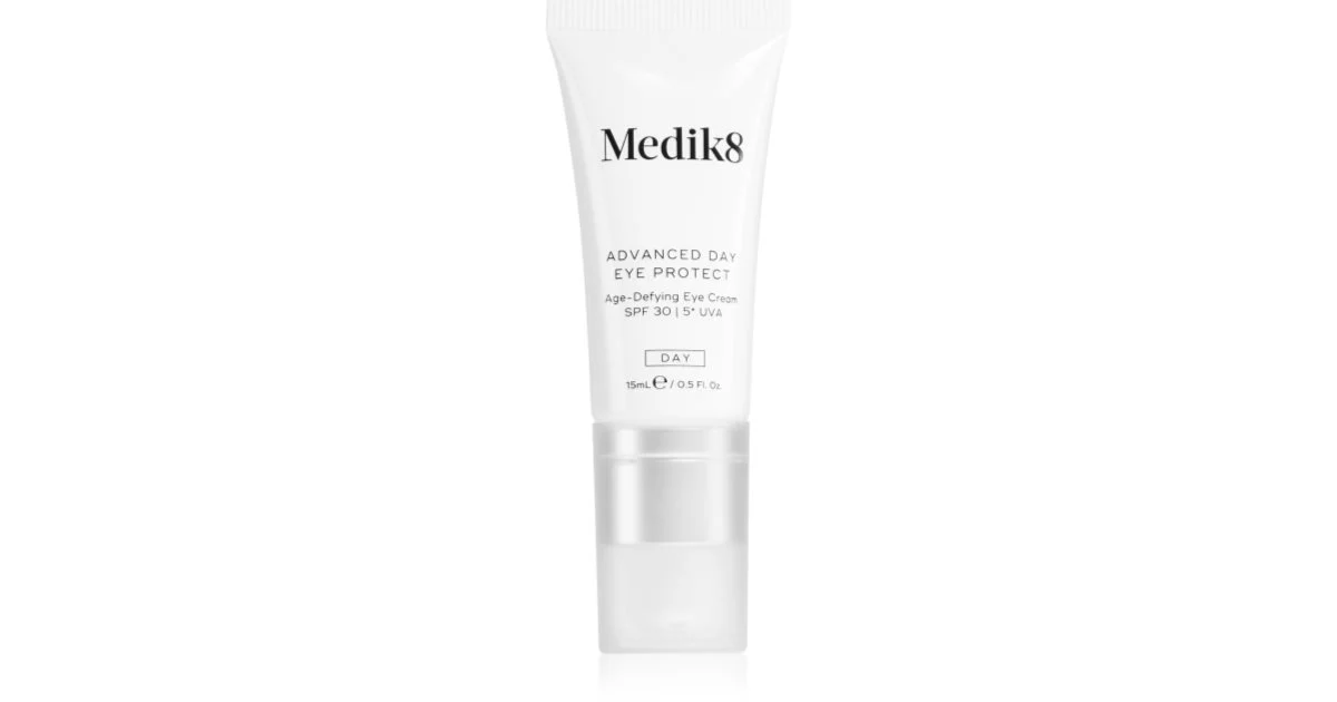 Medik8 Advanced Protect crema giorno occhi antirughe per la riduzione di gonfiore e occhiaie 15 ml