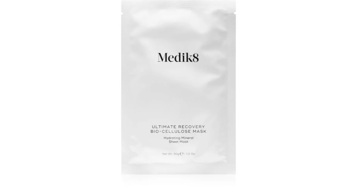 Medik8 Ultimate Recovery Bio-Cellulosa maschera in tessuto idratante e lenitiva 6 pezzi