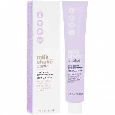 Milk Shake Creative Hair Dye 100ml, palette colori 3.31 | 3G || Castano cenere dorato profondo scuro