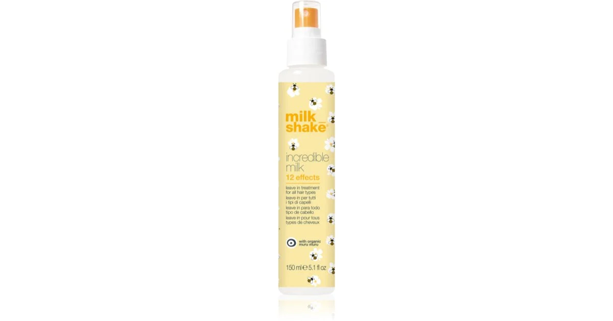 Milk Shake Incredible Milk Bee Edition trattamento rigenerante senza risciacquo in spray 150 ml