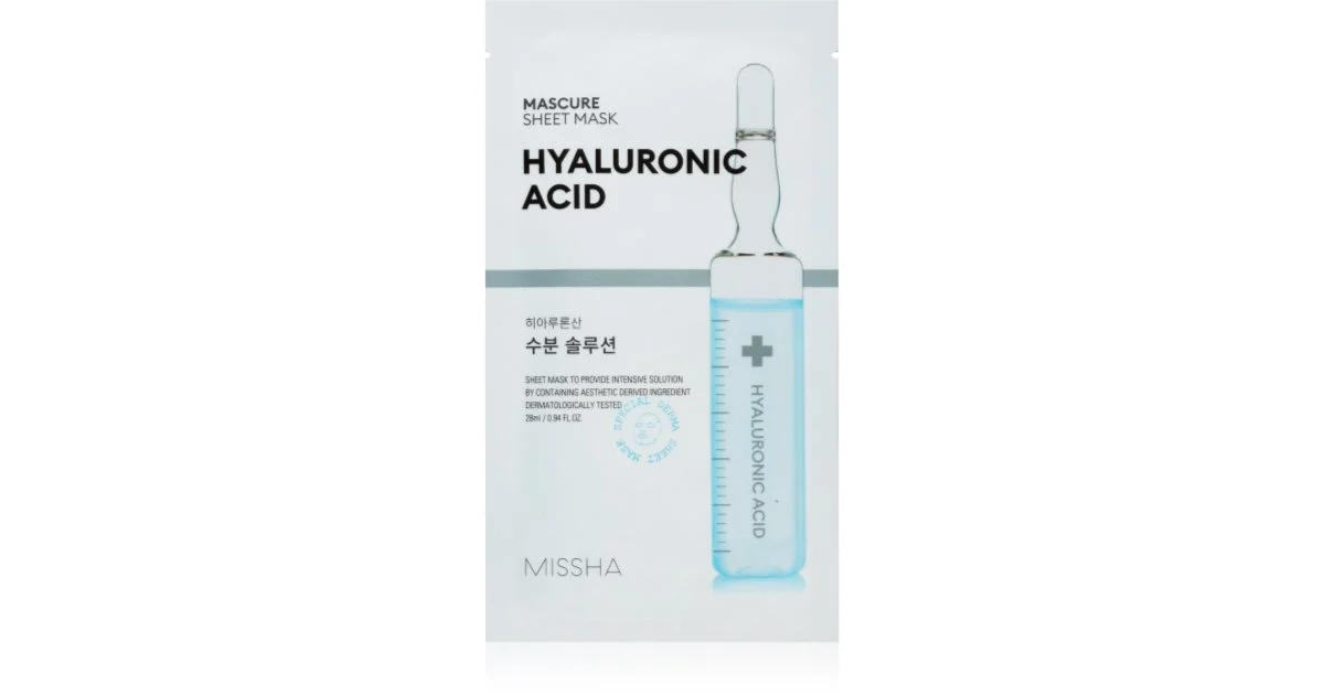 Missha Mascure Acido ialuronico mascheraviso idratante in tessuto 28 ml