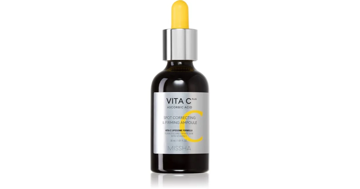 Missha Vitamina C Plus siero viso rassodante antiossidante contro le macchie della pelle 30 ml