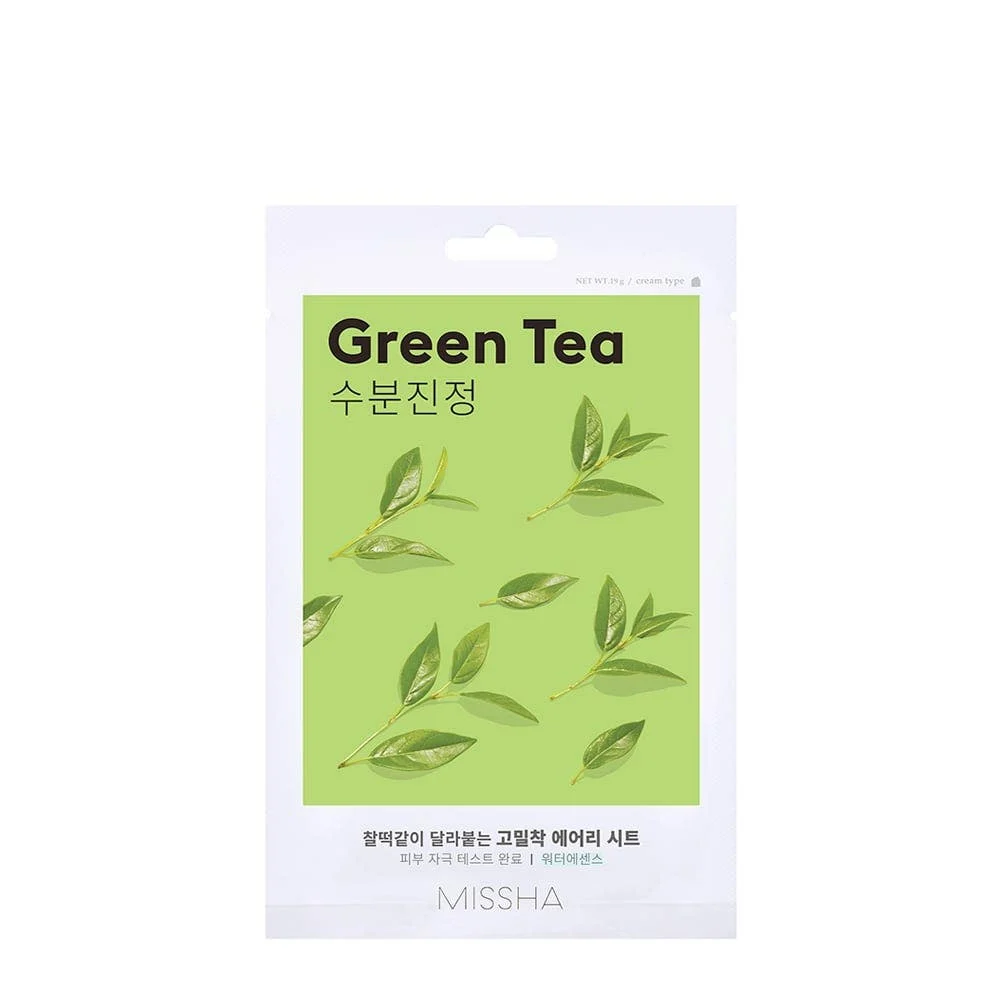 Maschera in tessuto Airy Fit al tè verde Missha