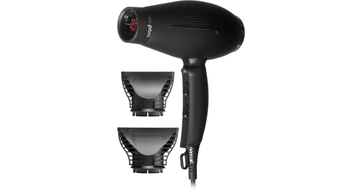 Wad Mito Dryer Chrome phon per capelli nero