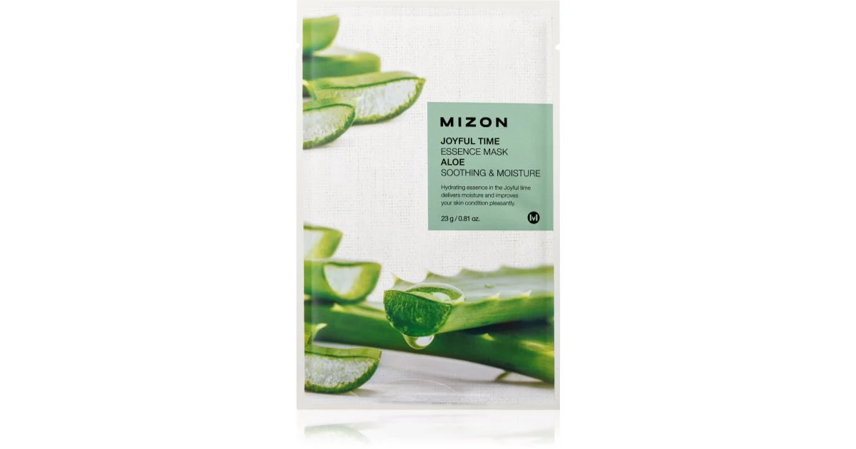 Mizon Joyful Time Aloe maschera in tessuto idratante e lisciante 23 g