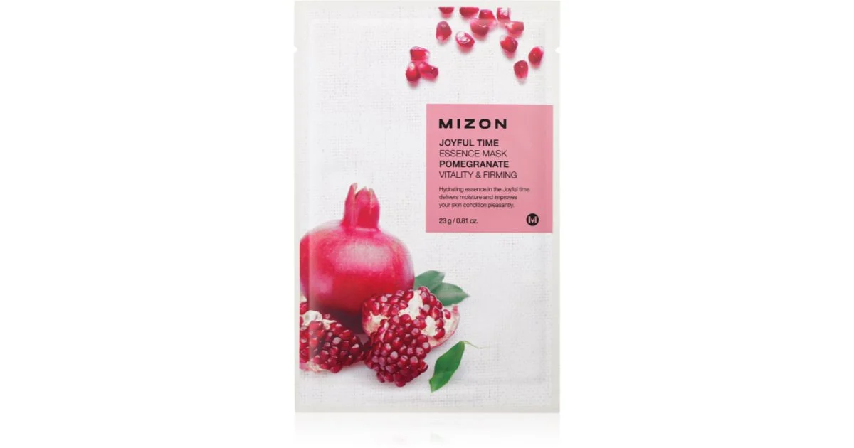 Mizon Joyful Time Melograno maschera in tessuto energizzante 23 g