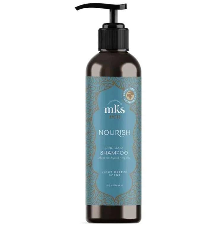 MKS ECO NOURISH FINE HAIR SHAMPOO LIGHT BREEZE SCENT 296 ML.