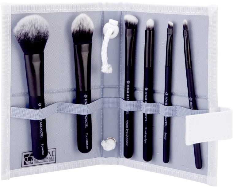 Royal and Langnickel Moda Total set di pennelli 6 pezzi nero