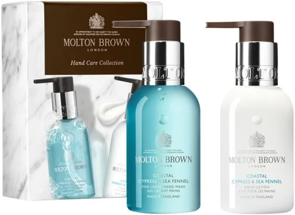 Molton brown Set regalo collezione per la cura delle mani di cipresso costiero e finocchio marino
