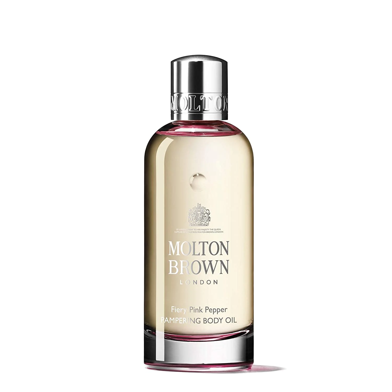 Molton Brown, pepe rosa fuoco, olio per il corpo, 100 ml