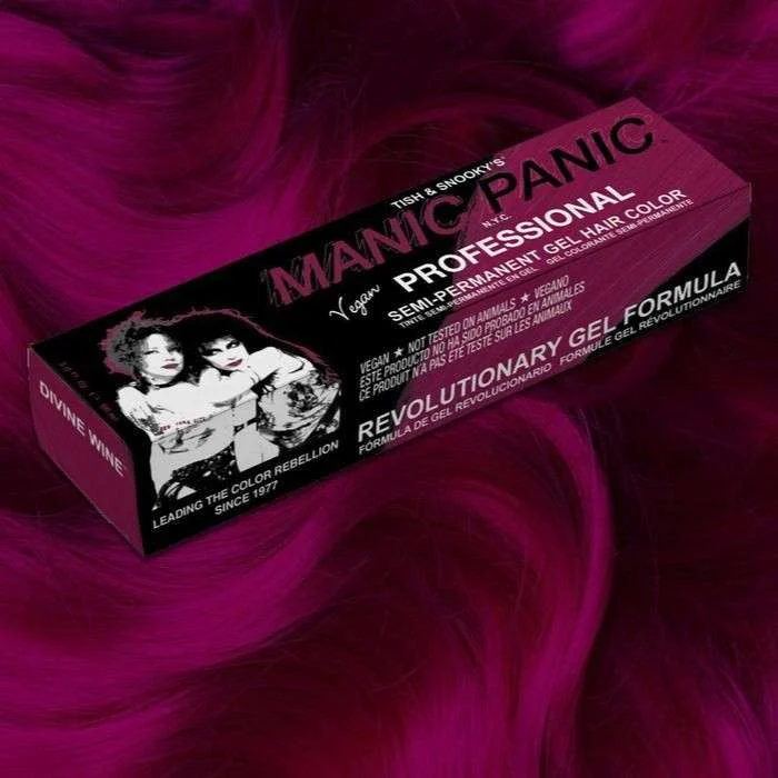 MANIC PANIC PROFESSIONAL SEMI-PERMANENT GEL HAIR COLOR DIVINE WINE 90 GR.