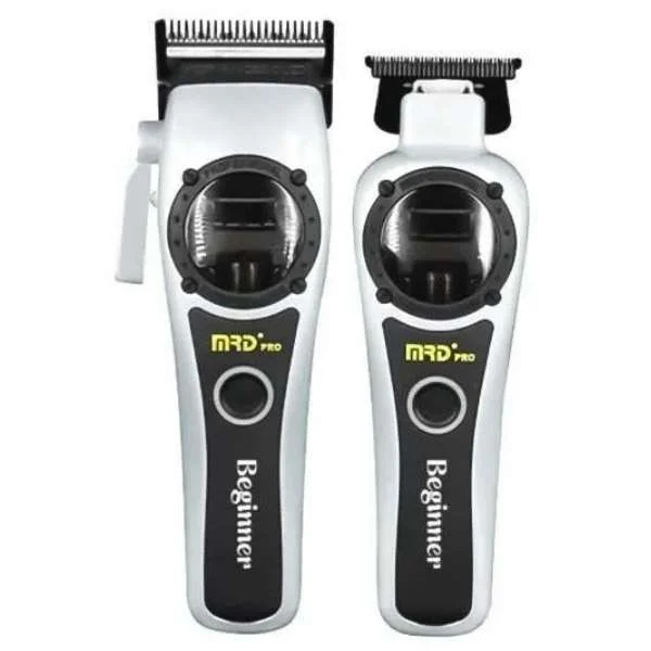 MRD PRO SET EDITION BEGINNER WHITE CLIPPER + TRIMMER CON MOTORE VECTOR