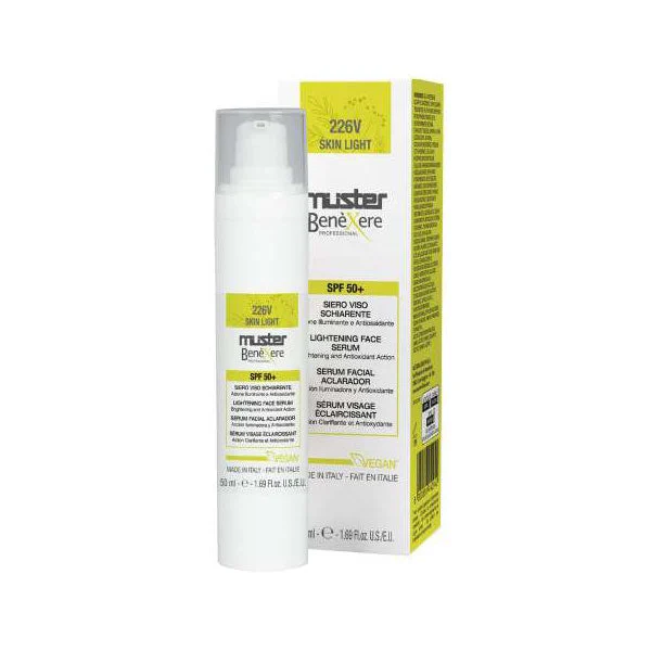 Muster Benexere 226V Siero Viso Schiarente SPF50+ 50ml