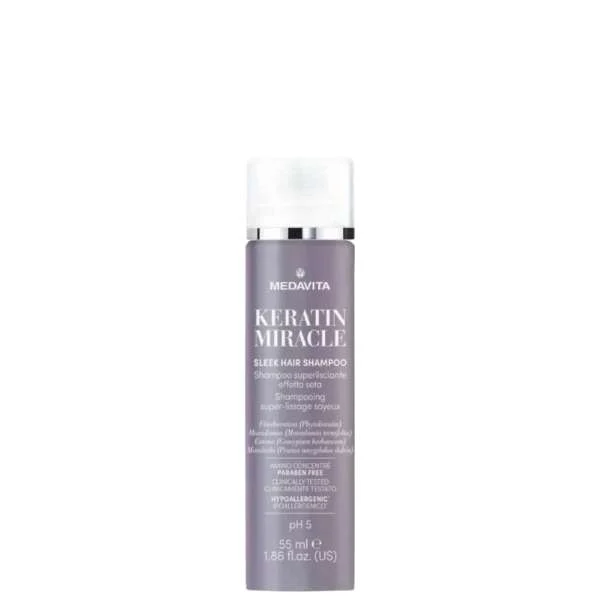 MEDAVITA KERATIN MIRACLE SLEEK HAIR SHAMPOO 55 ML