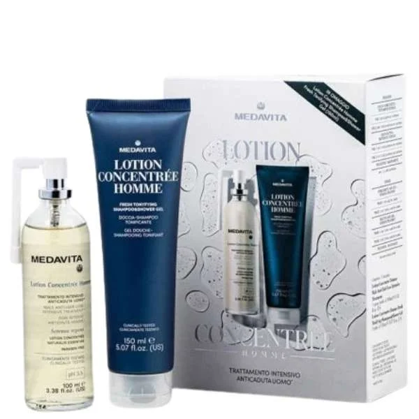 MEDAVITA LOTION CONCENTREE HOMME SPECIAL PACK SPRAY 100 ML + SHAMPOO 150 ML IN OMAGGIO