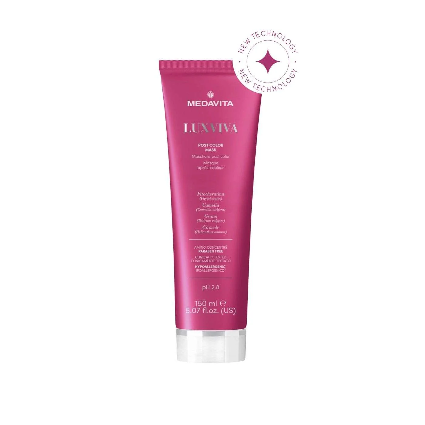 MEDAVITA LUXVIVA POST COLOR MASK – MASCHERA ACIDIFICANTE POST COLOR 150ML