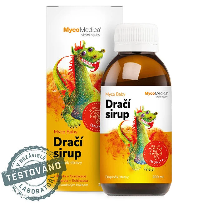 Mycomedica MycoBaby sciroppo DI drago 200 ml + tatuaggi ZD ARMA