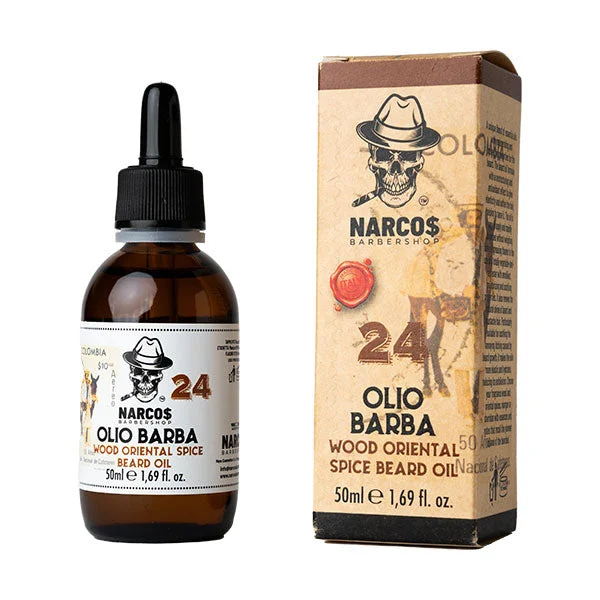Narcos 24 Beard Oil Wood Oriental Spice 50ml