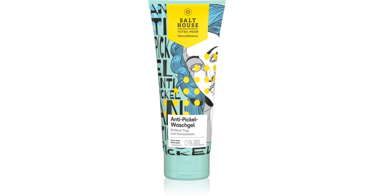 Salt House Natural Minerals Anti-brufoli Skin Care gel struccante detergente anti-acne 250 ml