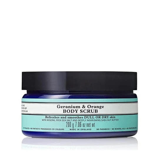 Neal's Yard Remedies Scrub corpo geranio e arancia
